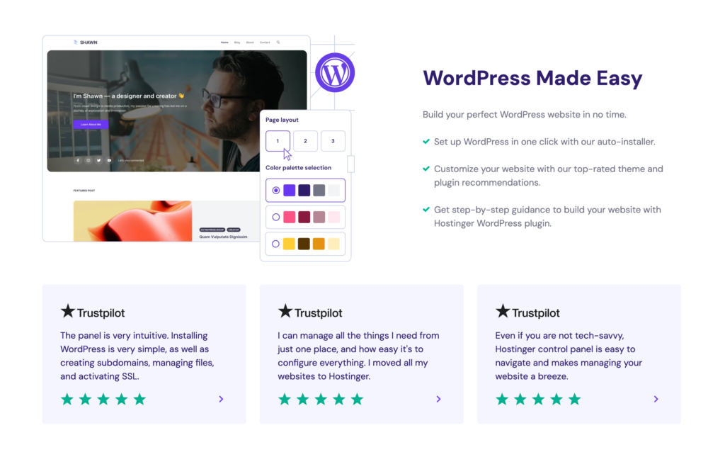 The Ultimate Beginner's Guide to Hostinger 5 WordPress 5. WP 5 made easy