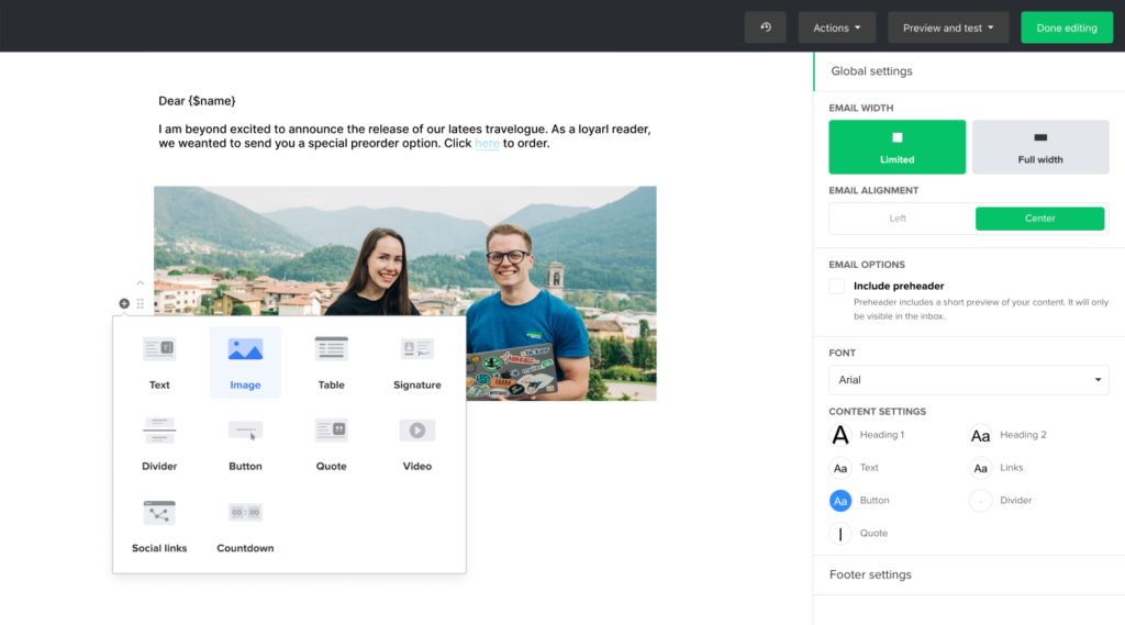 MailerLite Review: A Comprehensive Look at This User-Friendly Email Marketing Platform and 12 Reasons to get it 7 rich text editor
